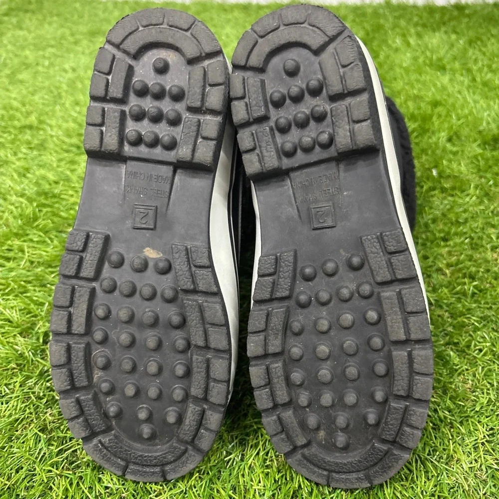 Lands' End Snow Boots Youth Size‎ 2M Black Excellent